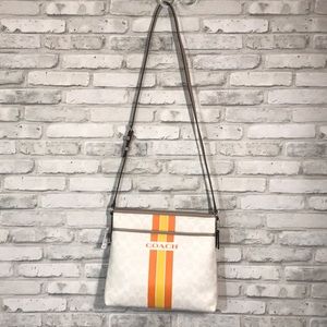NWT Coach Varsity Stripe Crossbody